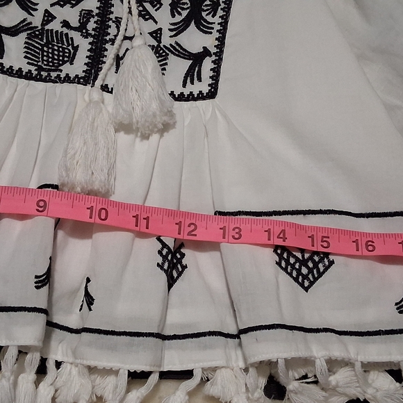 Chelsea & Violet White and Black Embroidered Blouse - Picture 4 of 8